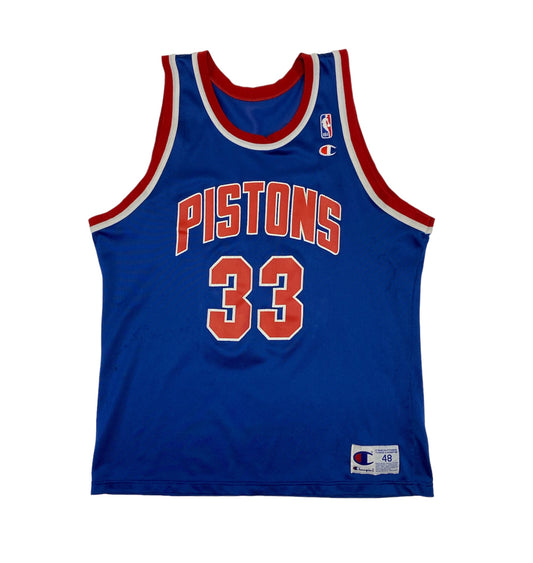 1990’s Champion Grant Hill Detroit Pistons NBA Jersey XL