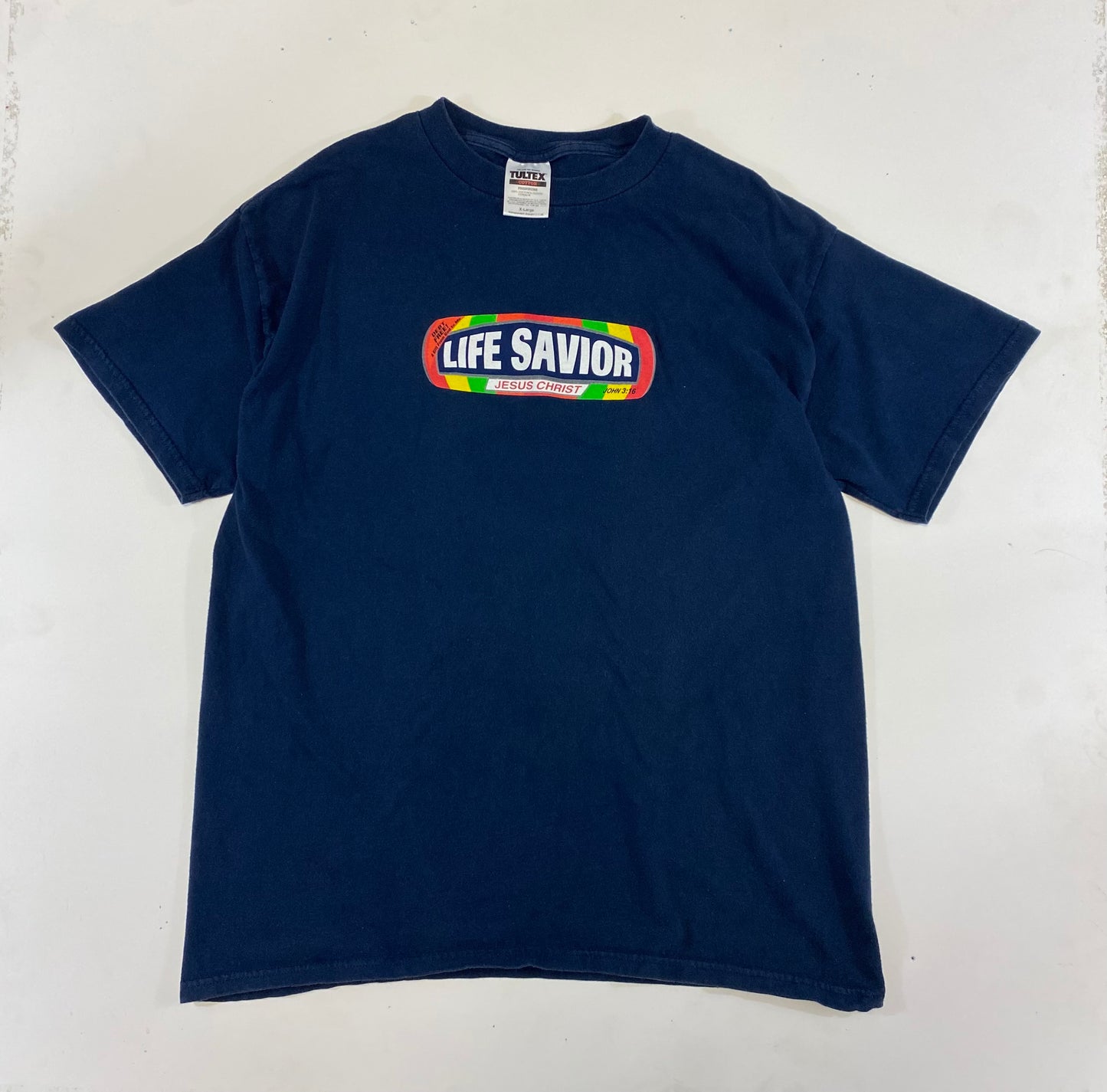 Jesus Christ 90’s Life Savior Spoof T-Shirt XL