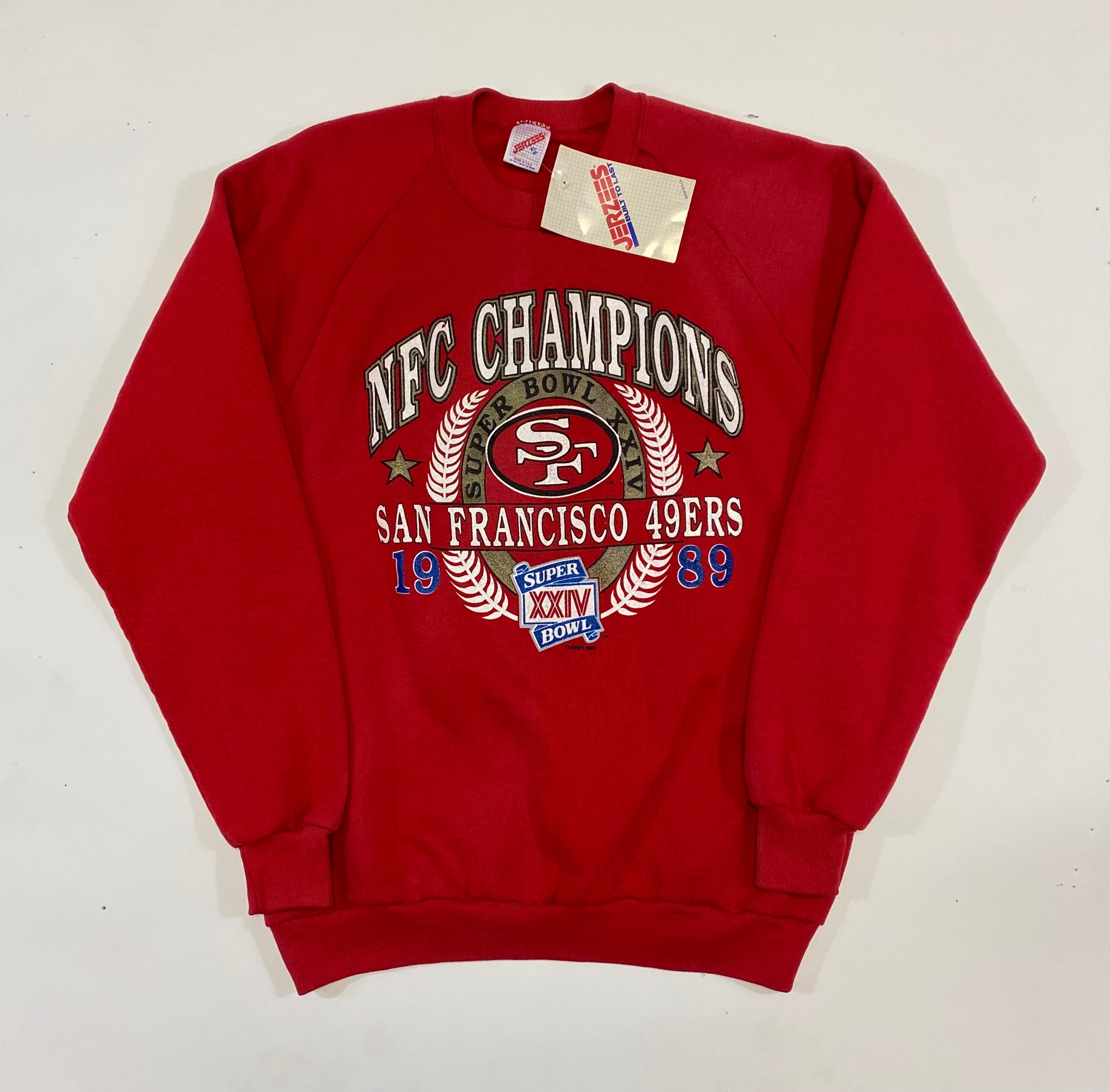 1989 NFC Champs San Francisco 49ers Sweatshirt TheVaultCT