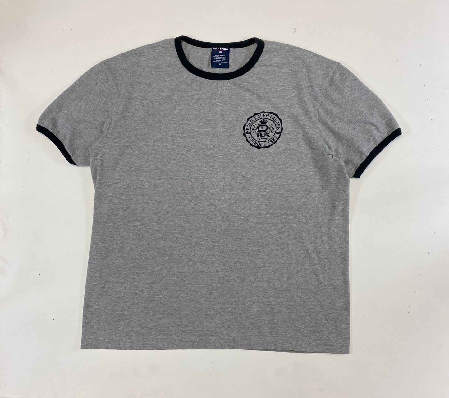 1990’s Polo Sport Ralph Lauren Crest Ringer Shirt M