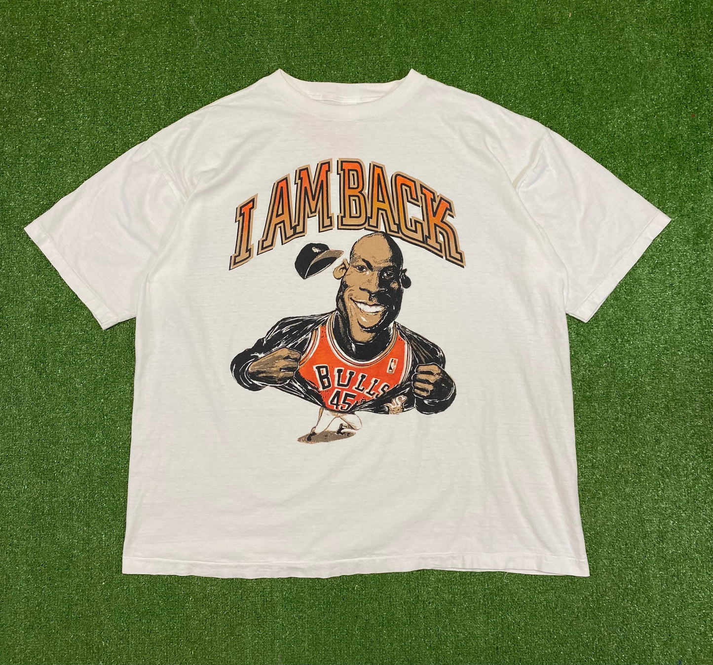 1995 Michael Jordan “I Am Back” Bulls T-Shirt XL