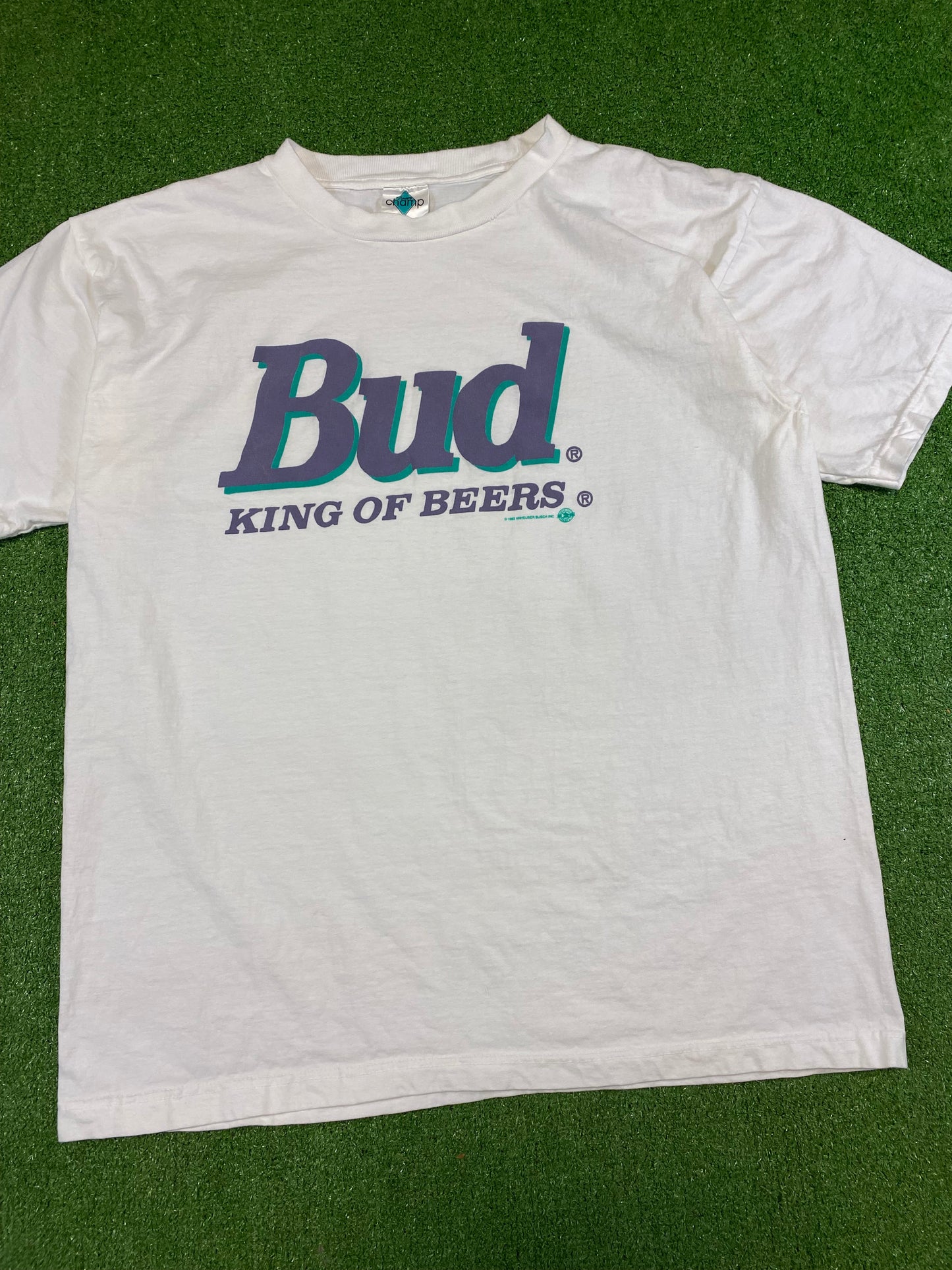 1993 Bud King of Beers Anheuser T-Shirt XL