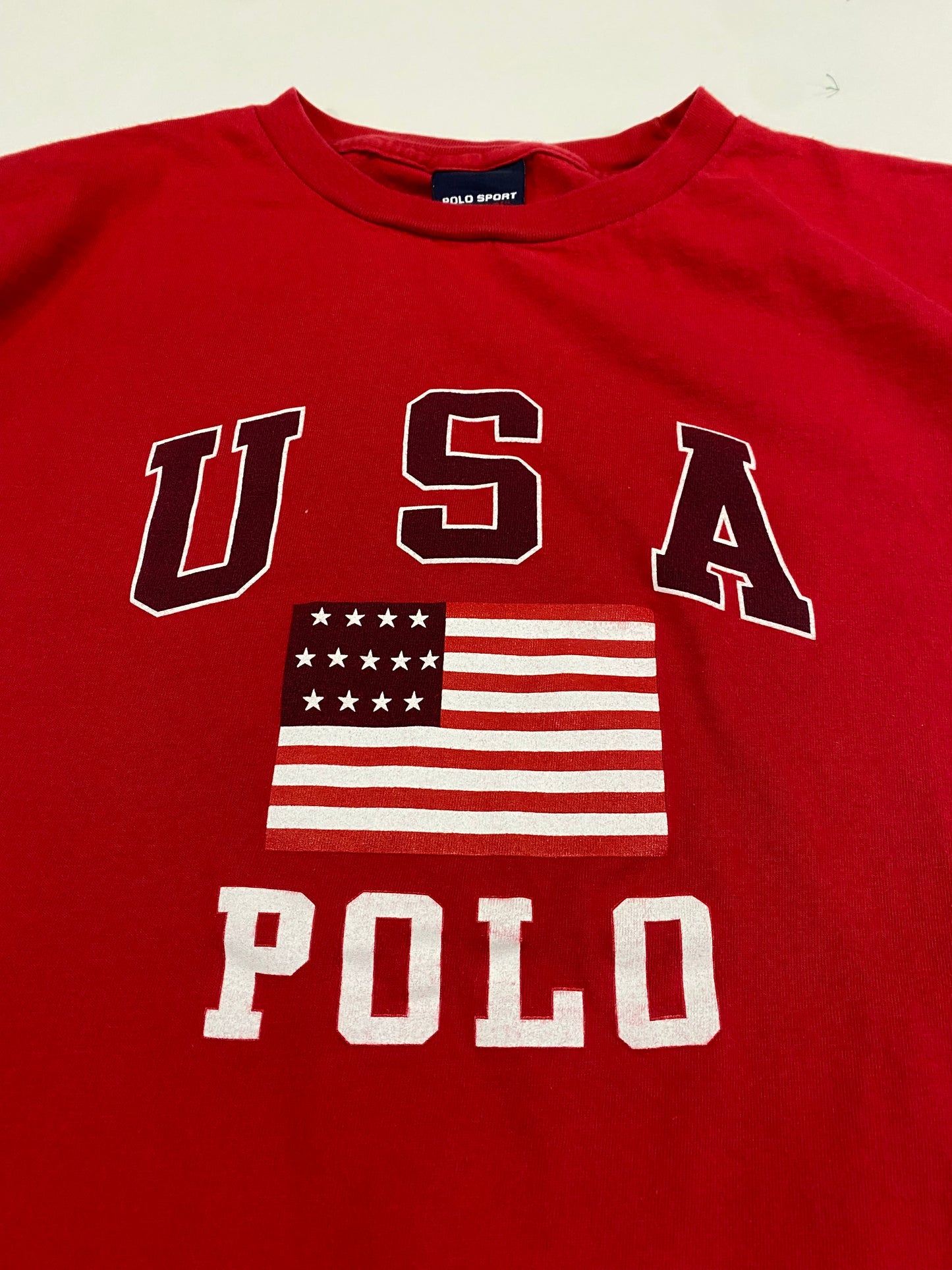 2000’s Polo Sport USA Flag T-Shirt M