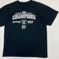 Reebok Oakland Raiders 3x Super Bowl Champs T-Shirt XXL