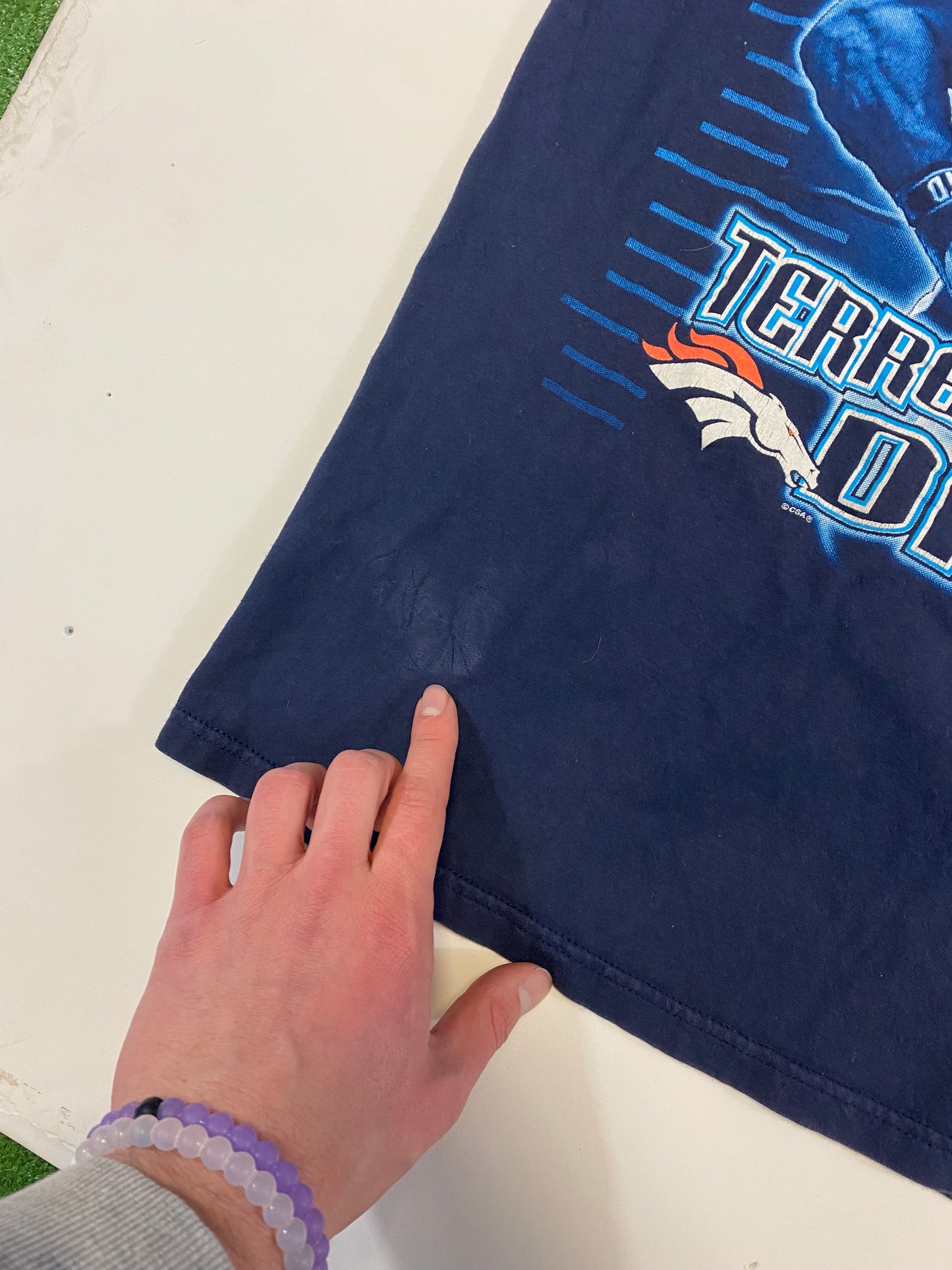 1990’s Denver Broncos Terrell Davis CSA T-Shirt L
