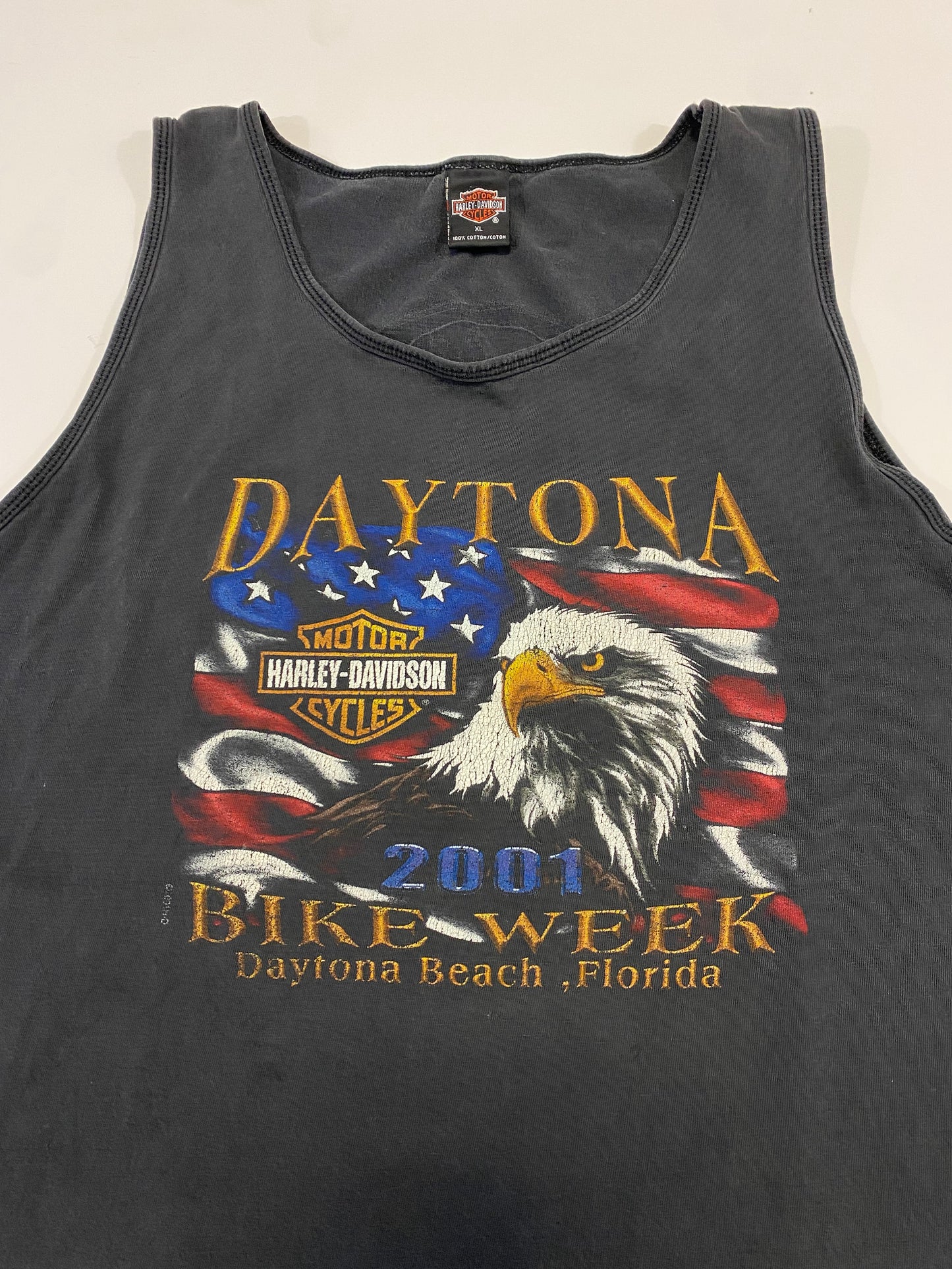 2001 Dayton Bike Week Harley Davidson Tank Top XL