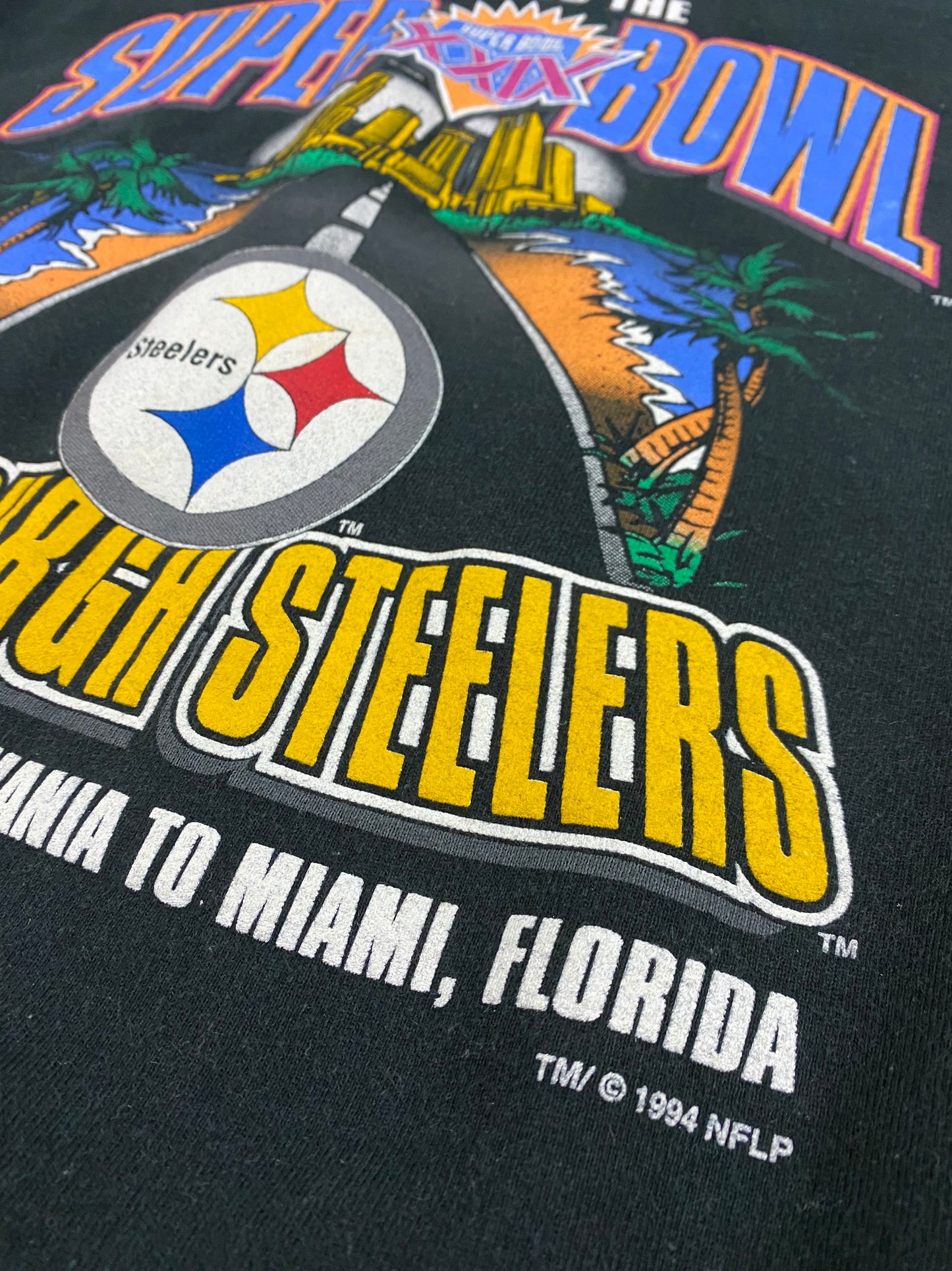 Pittsburgh Steelers 1994 Super Bowl Salem Sports Sweatshirt XL