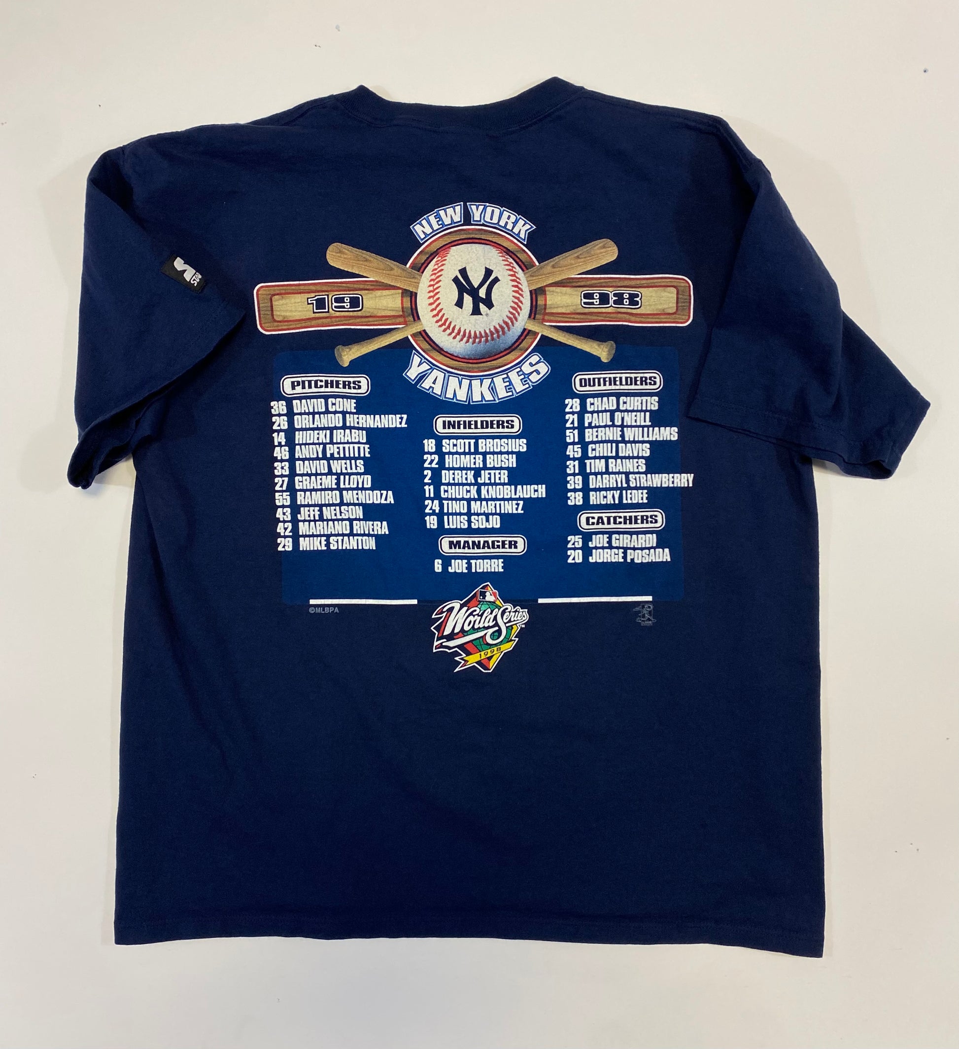 Starter 1998 World Series Champs NY Yankees T-Shirt