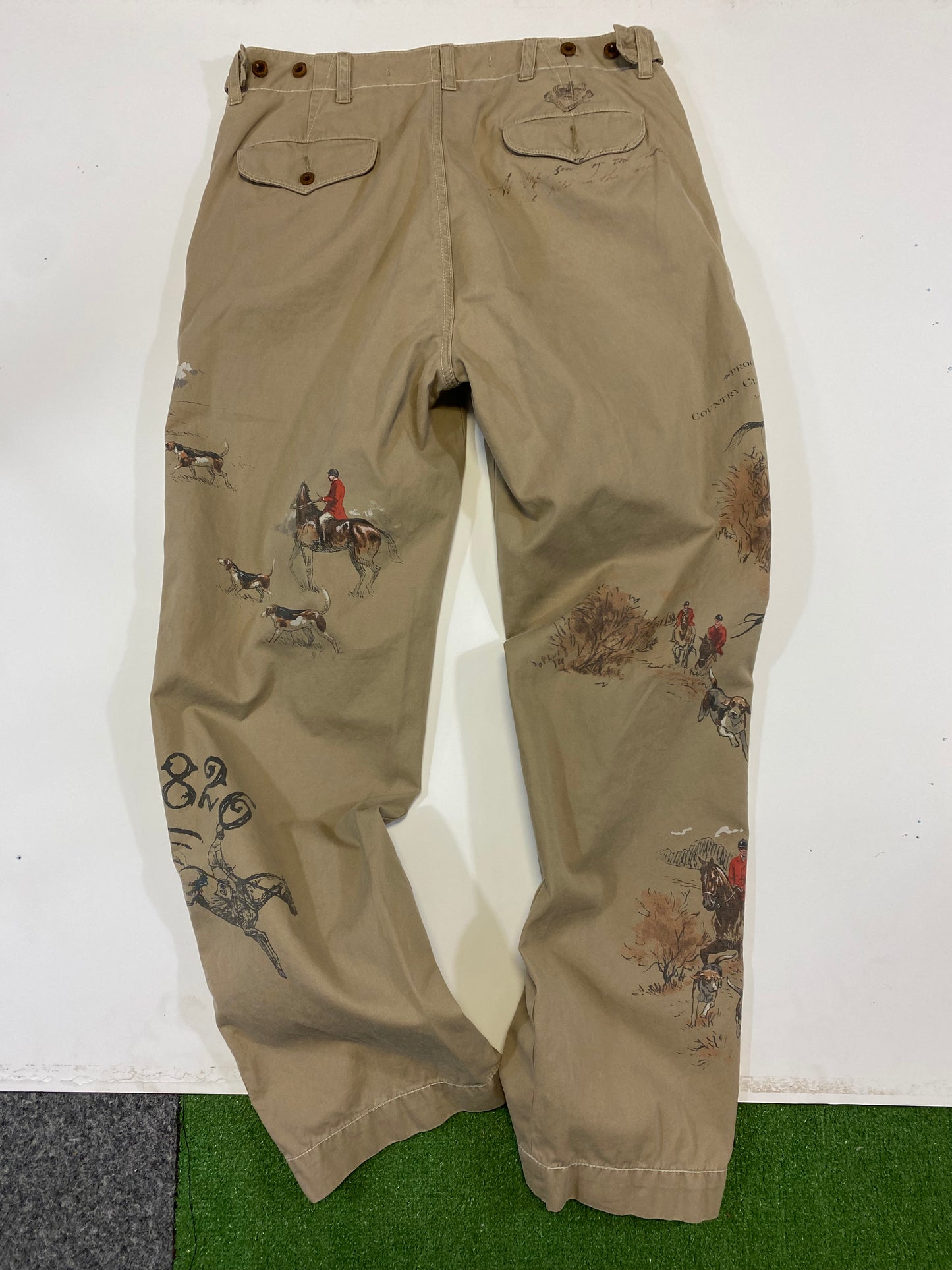 1990’s Polo Ralph Lauren Bridles, Whips & Spurs Chino Pants
