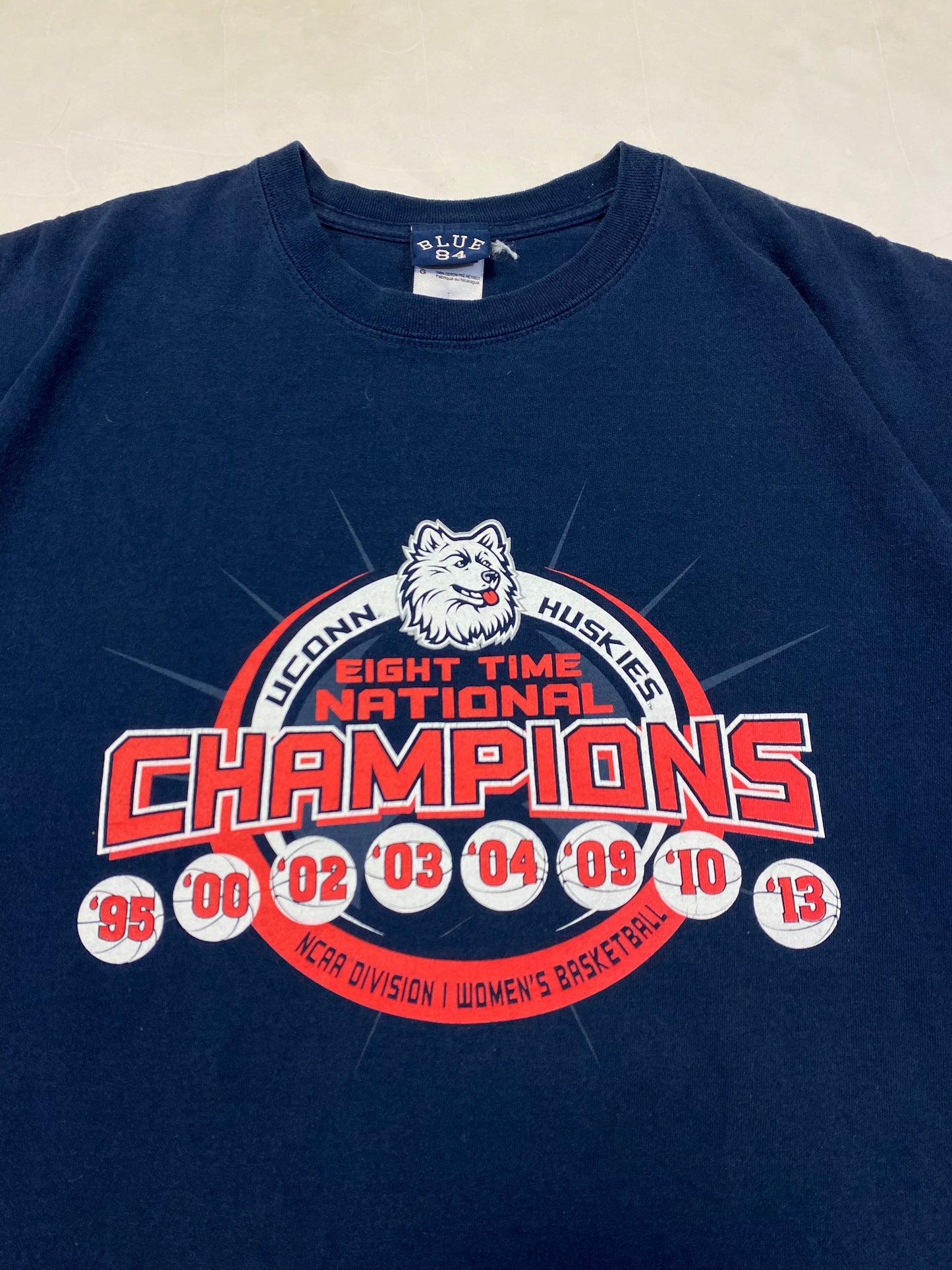 UConn Women’s Basketball 8 Time Champs T-Shirt