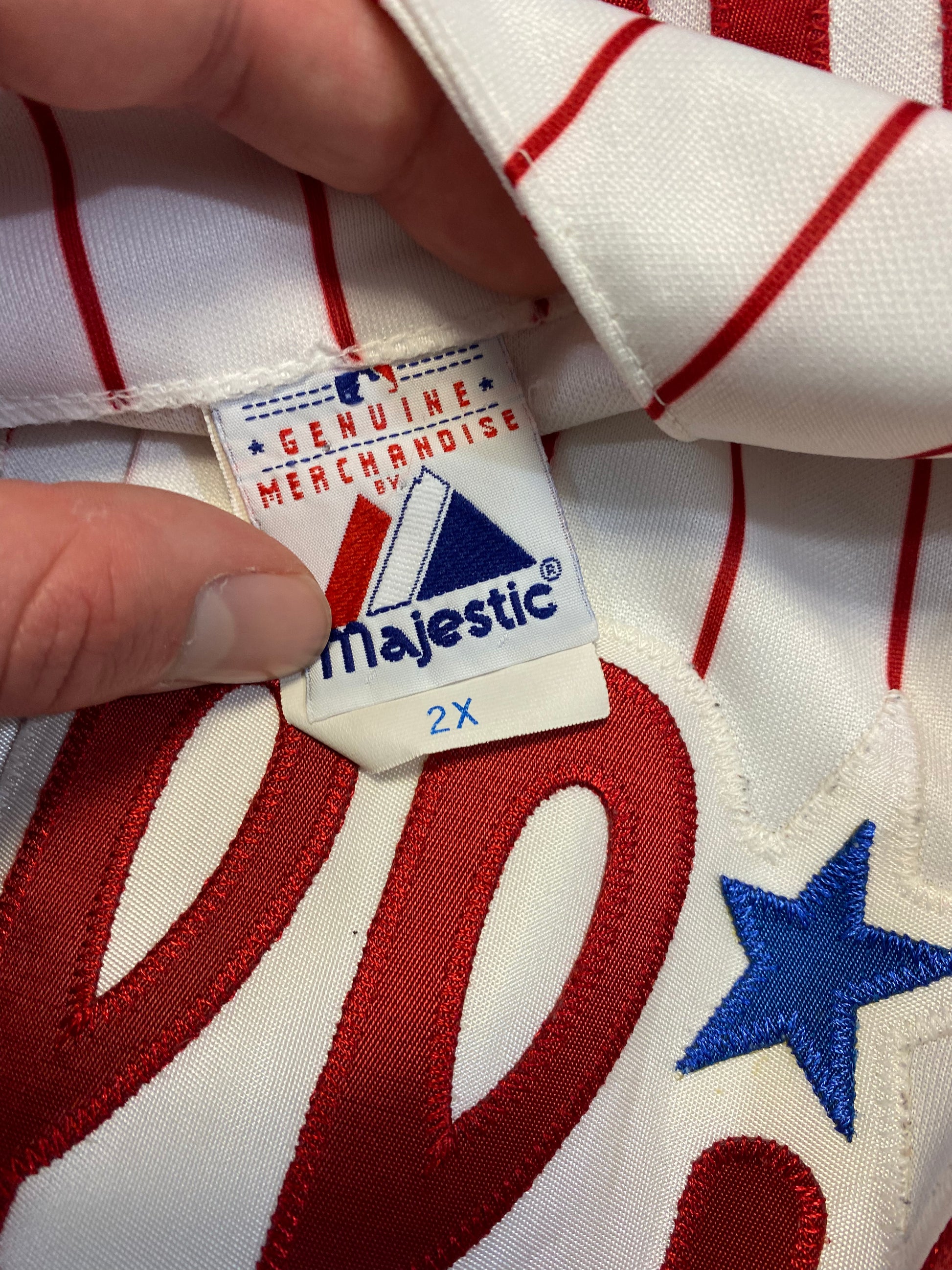 00's Ryan Howard Philadelphia Phillies Majestic Authentic MLB Jersey Size  44 Large – Rare VNTG
