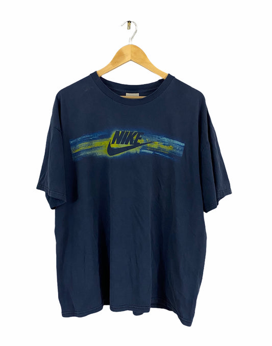 Y2K Silver Tag Nike Swoosh T-Shirt