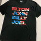Elton John & Billy Joel Stadium Tour Vintage Band T-Shirt