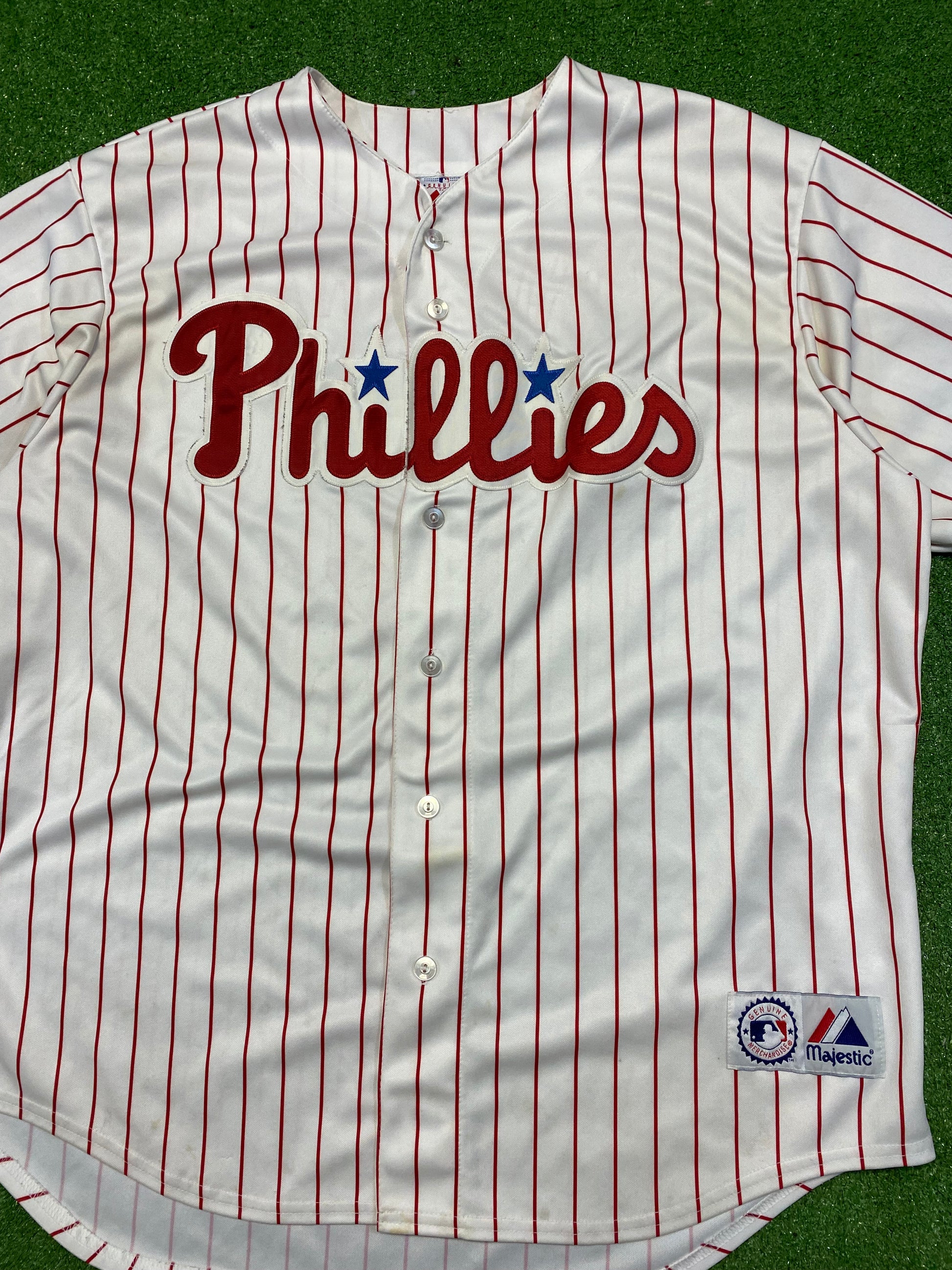 2006 Ryan Howard Philadelphia Phillies Authentic Majestic MLB Jersey Size  44 Large #2 – Rare VNTG