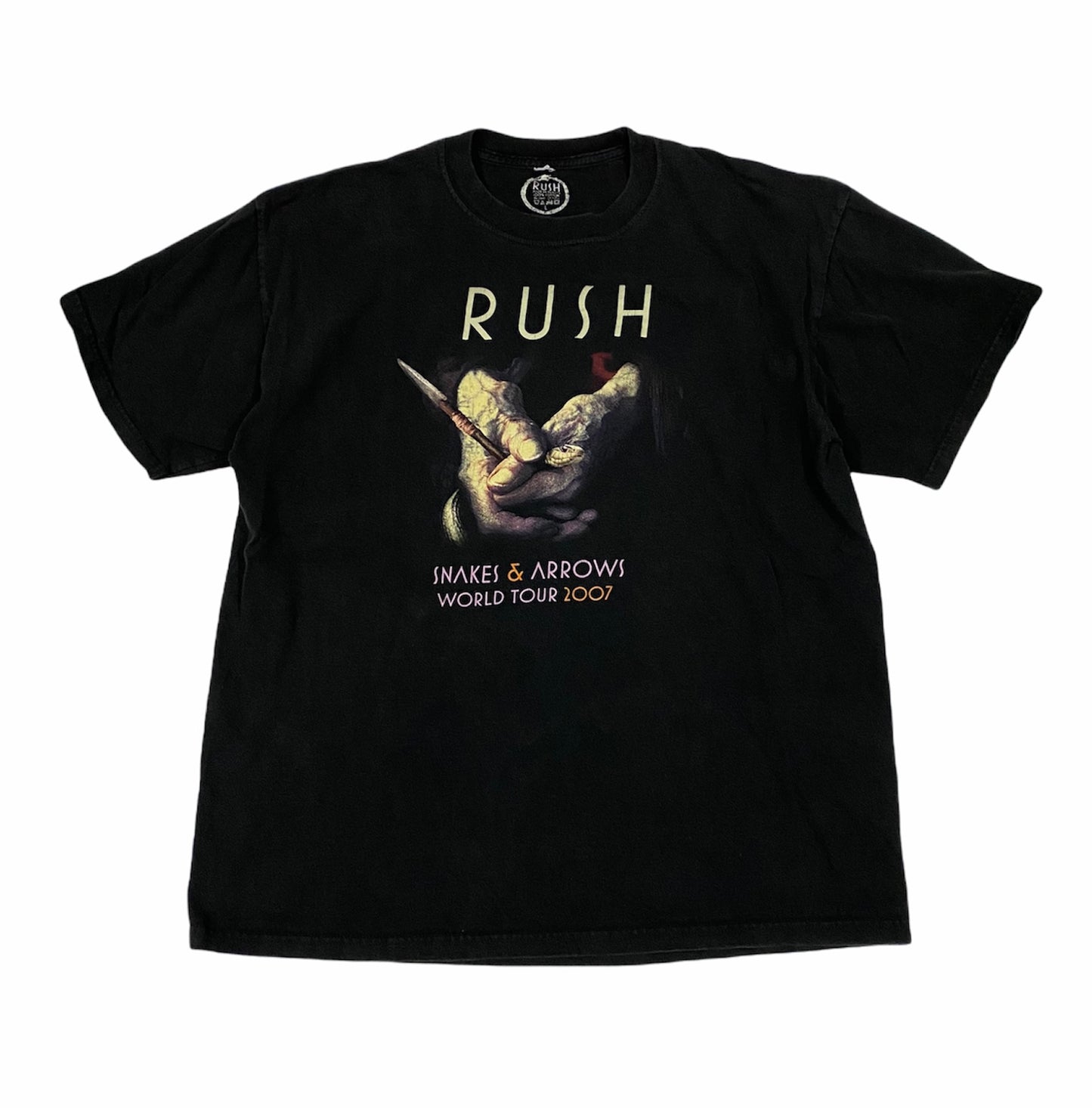 2007 RUSH Snakes & Arrows World Tour T-Shirt
