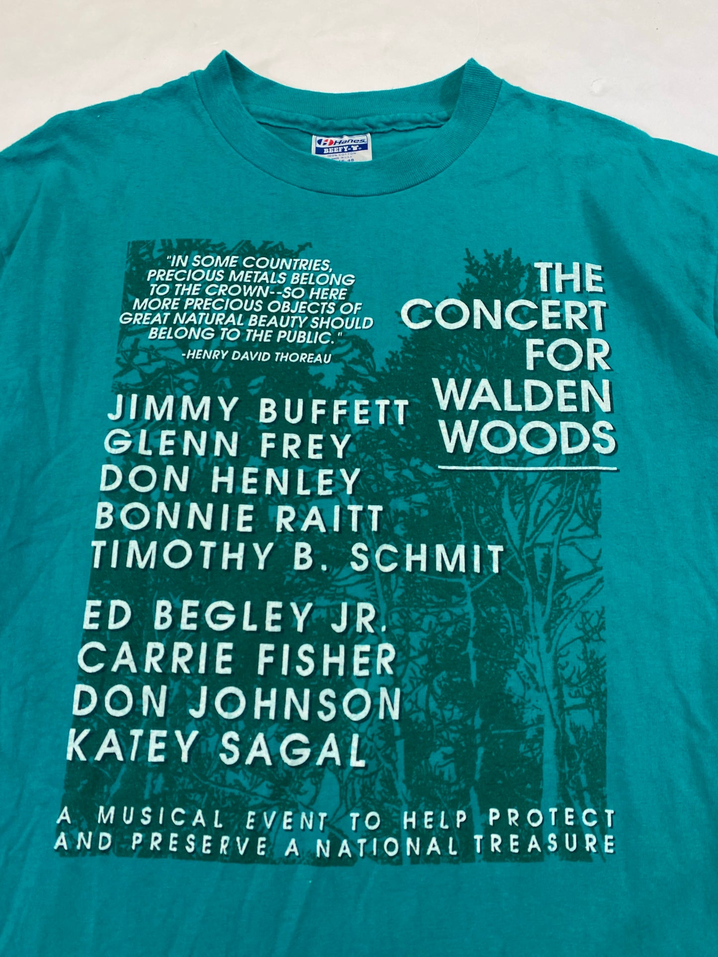 1990 Concert for Walden Woods T-Shirt