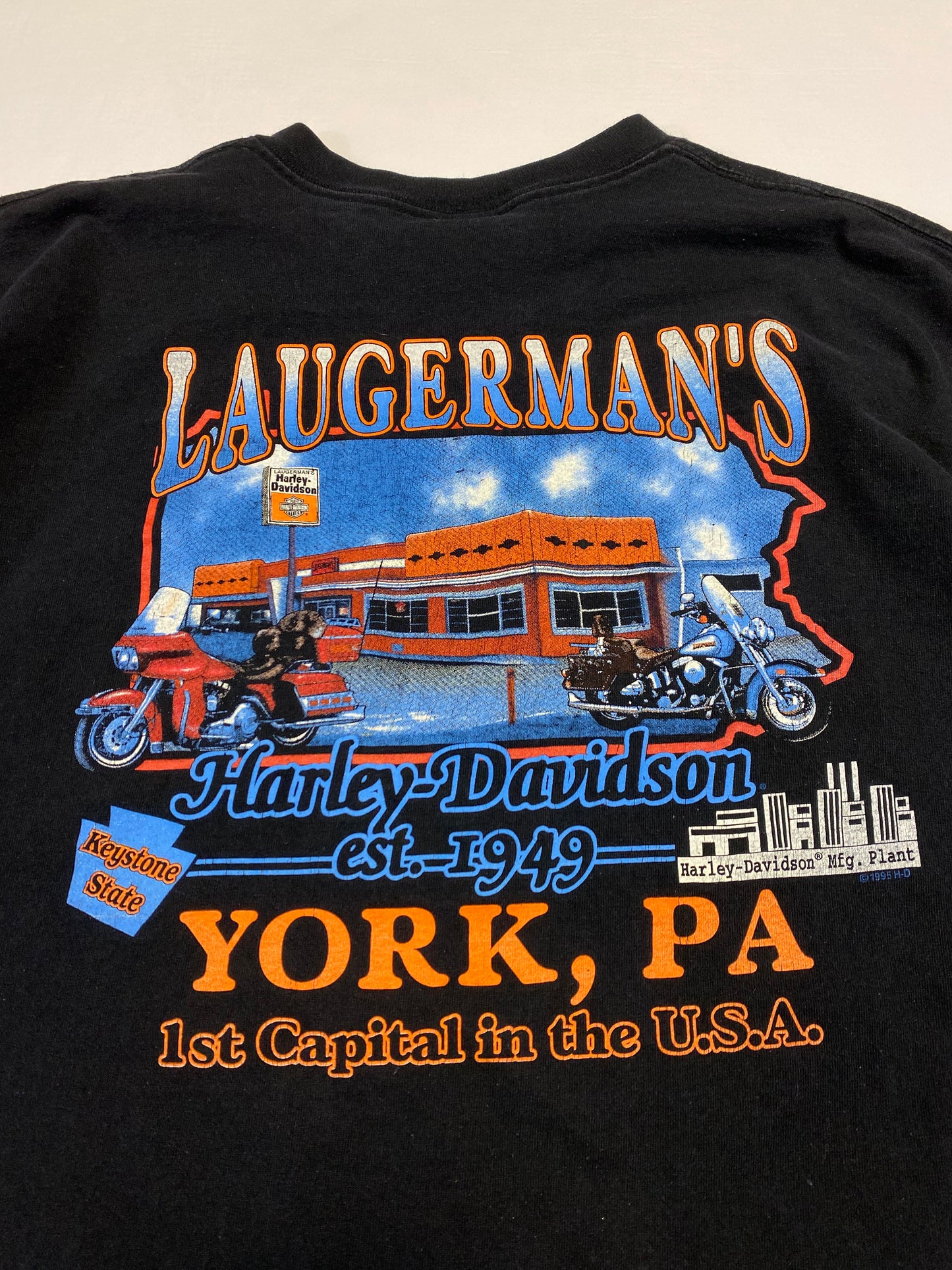 1996 Harley Davidson Purple Eagle T-Shirt