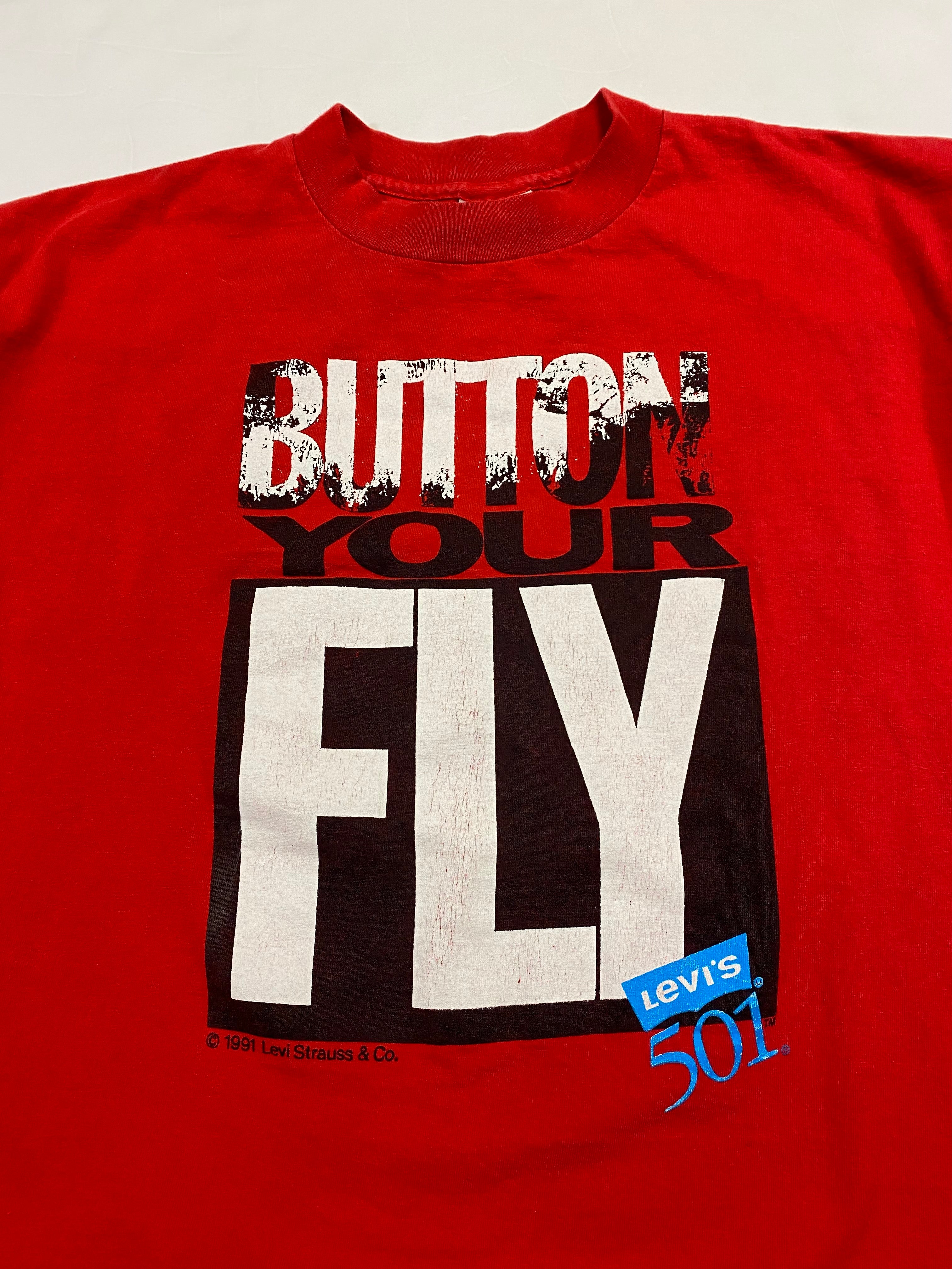 Levi's button your fly hotsell t shirt