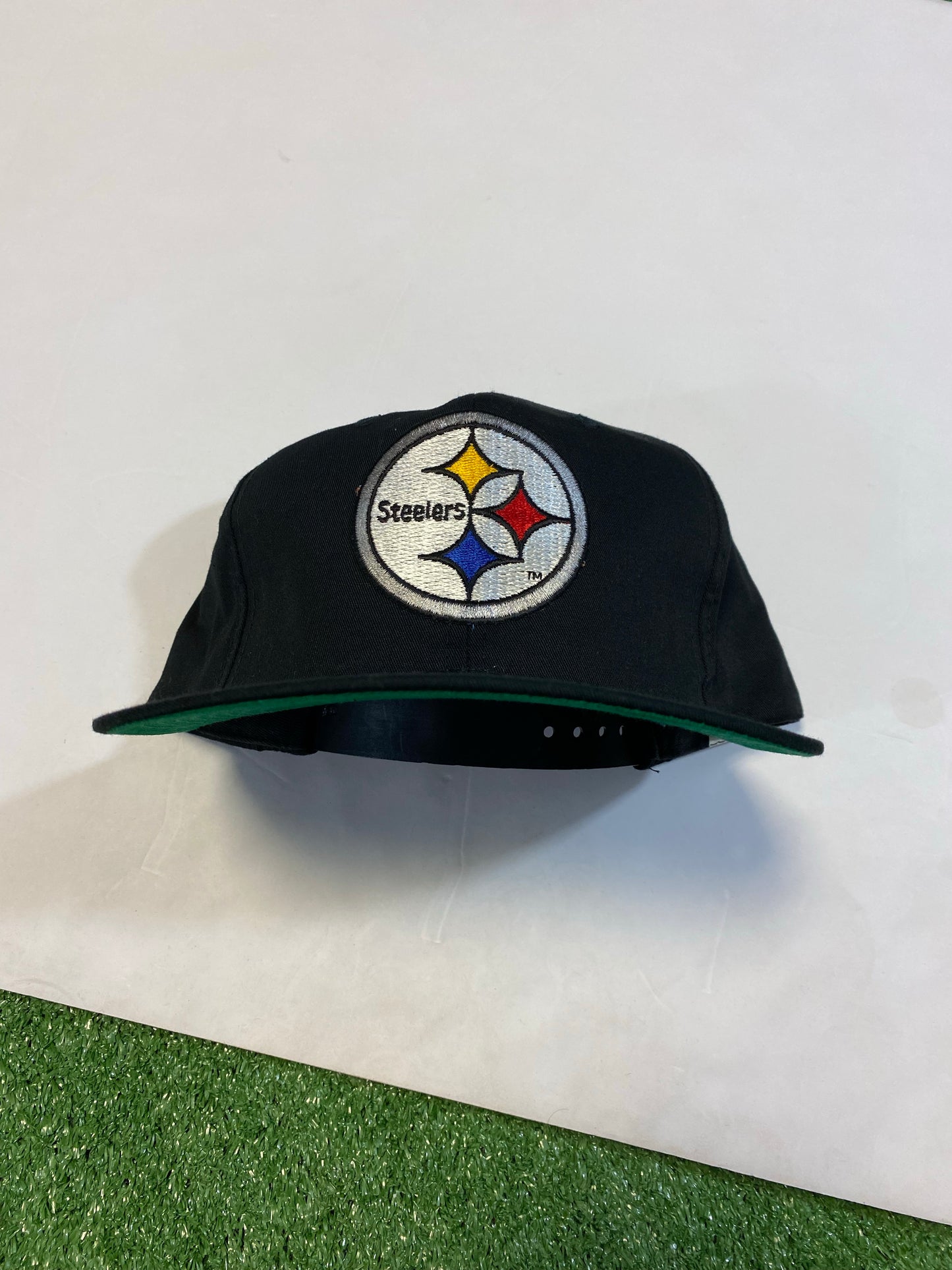 Vintage Pittsburgh Steelers Black NFL SnapBack