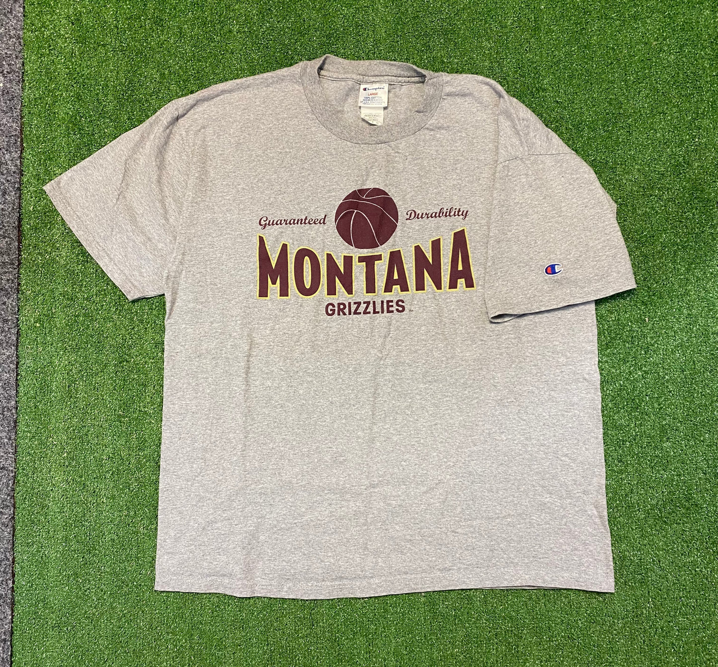 Champion Y2K University of Montana Grizzlies Basketball T-Shirt
