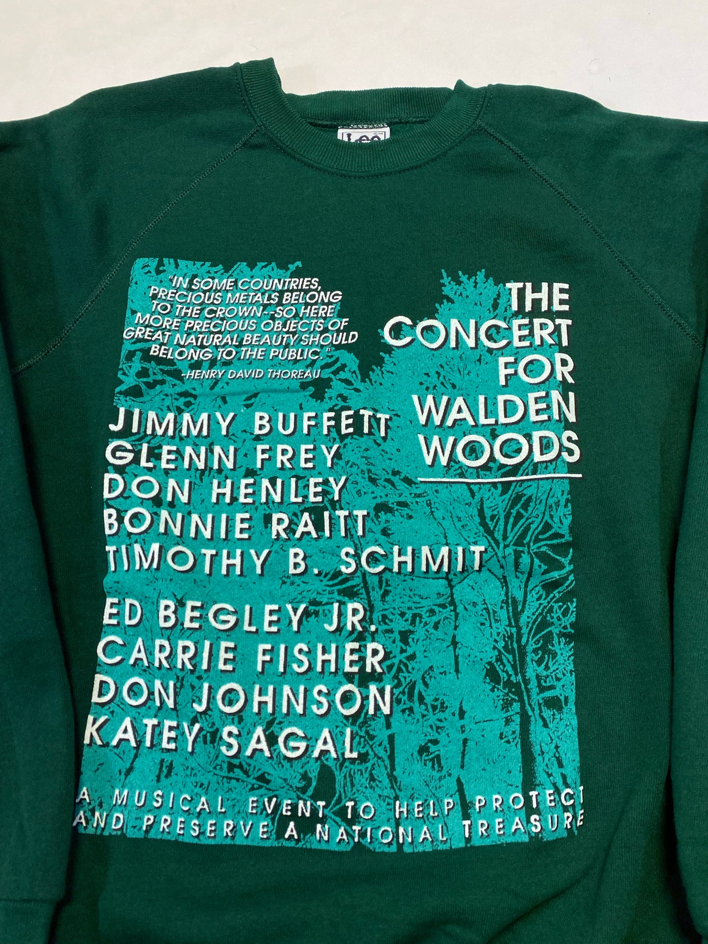 1990 Concert for Walden Woods Sweatshirt