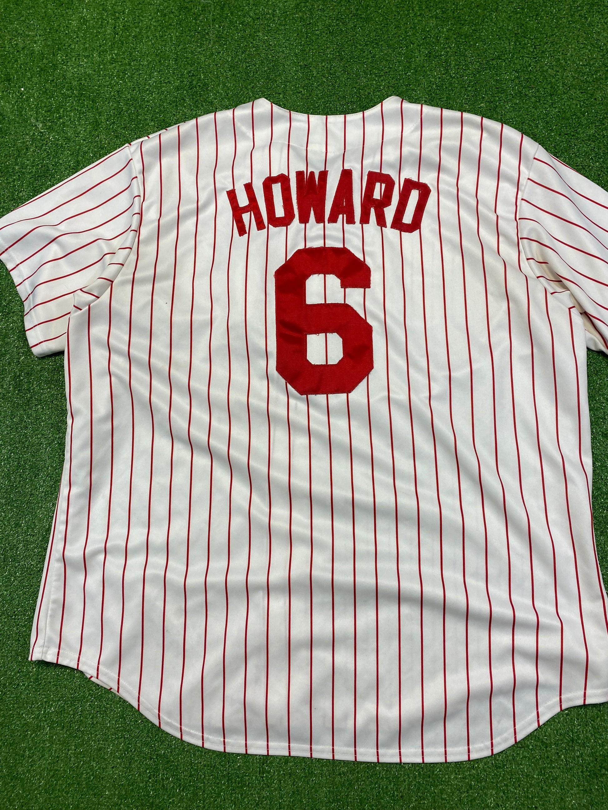 00's Ryan Howard Philadelphia Phillies Majestic Authentic MLB Jersey Size  44 Large – Rare VNTG