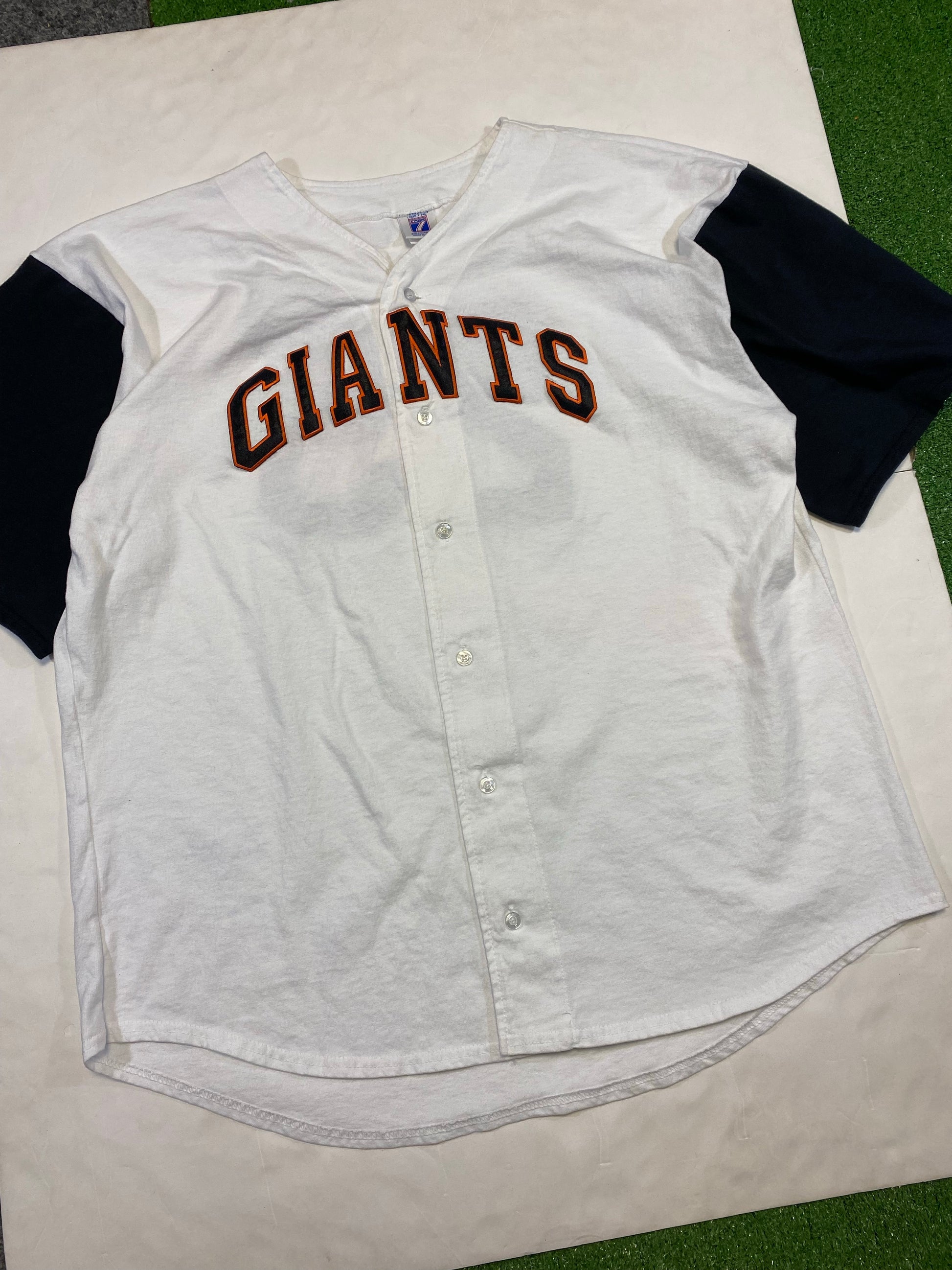 Vintage 1990's San Francisco Giants Barry Bonds Majestic Jersey Sz.XXL