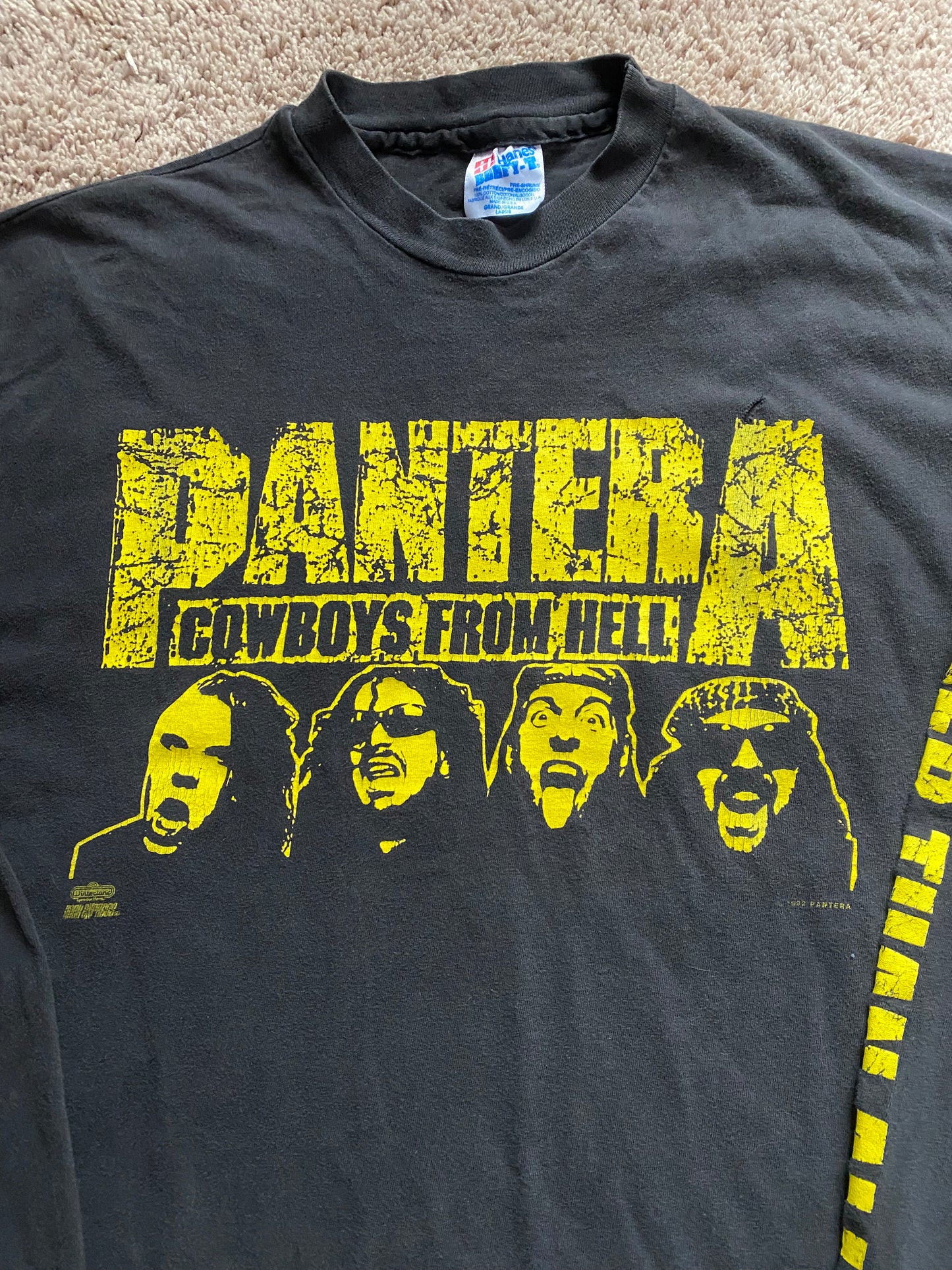 1992 Pantera Cowboys From Hell Longsleeve Shirt
