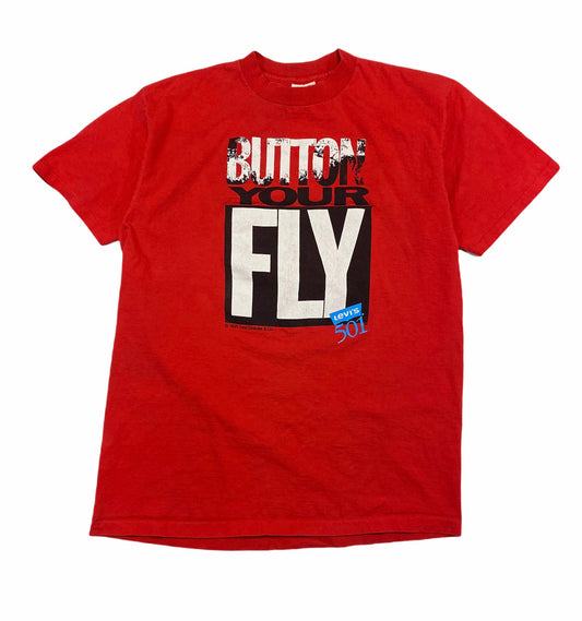 1991 Levi’s 501 “Button Your Fly” T-Shirt