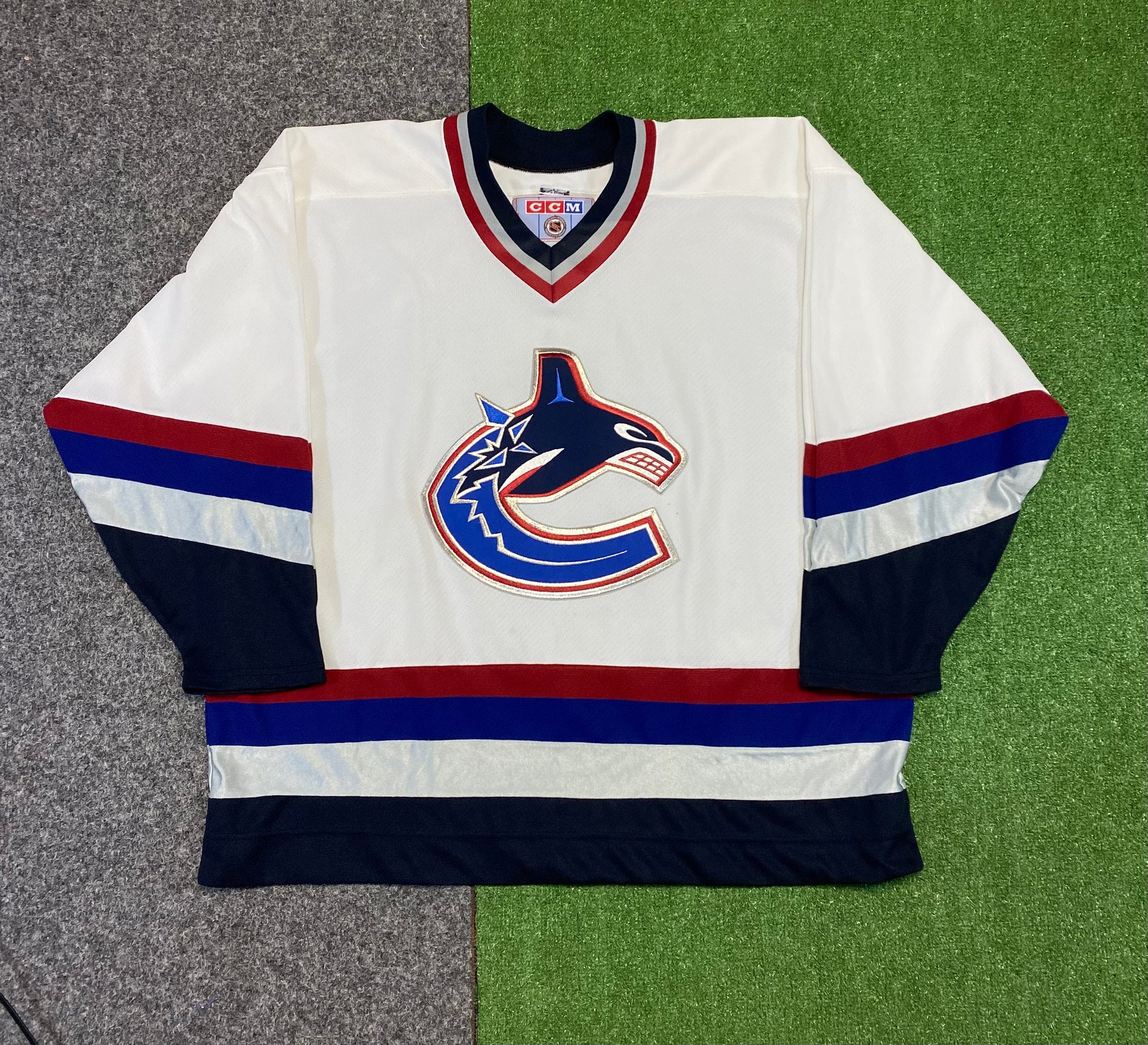 Vintage Houston Aeros Hockey Jersey Reebok Embroidered 1990s 