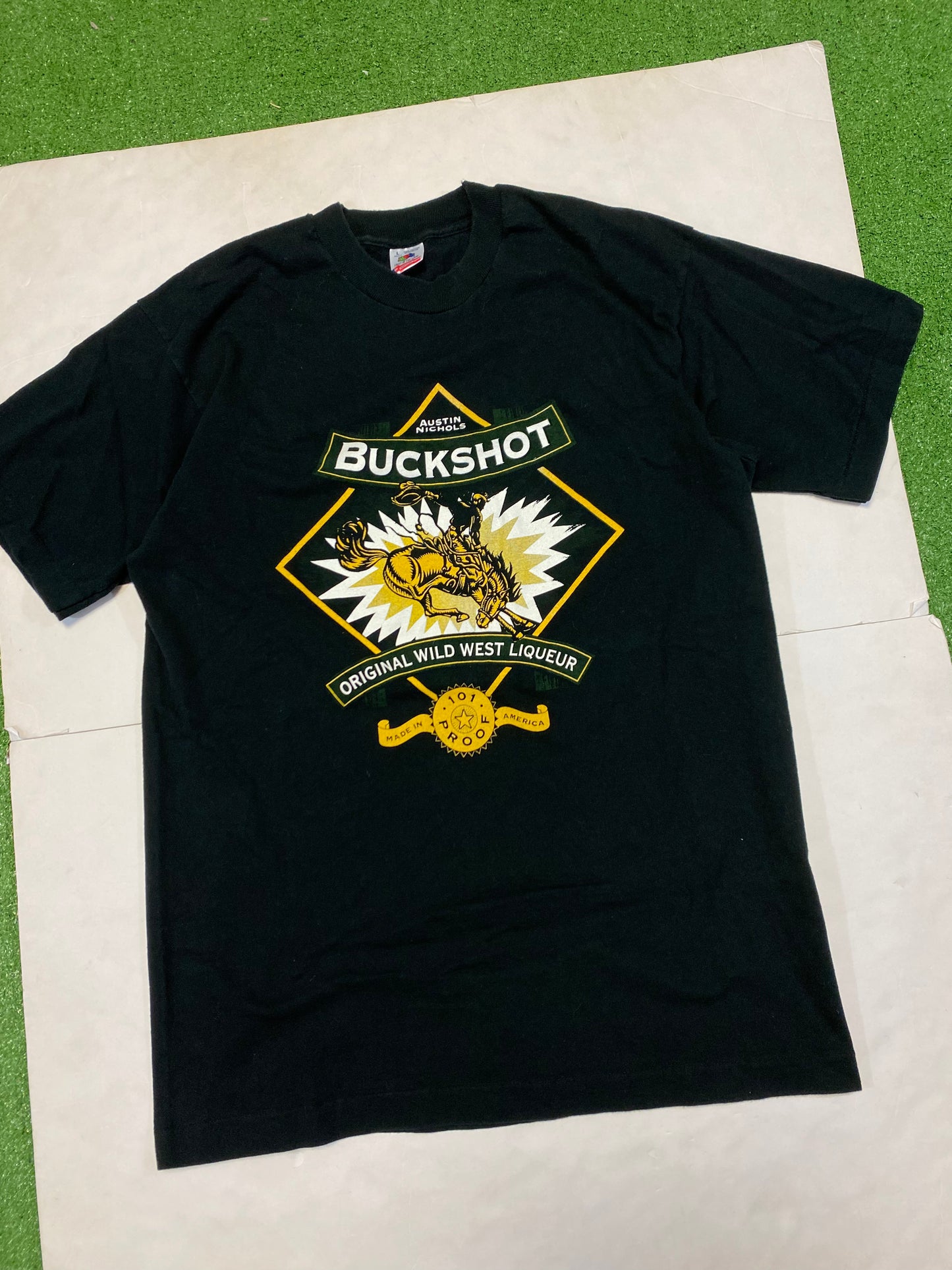 1990’s Buckshot Wild West Liquor Shirt