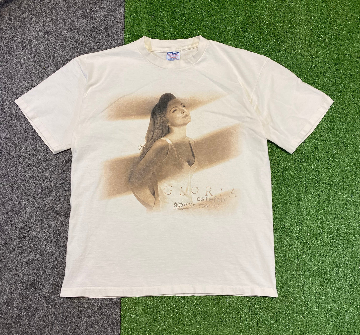 1996 Evolution Tour Gloria Estefan All Sport T-Shirt